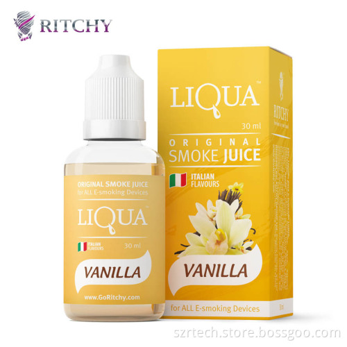 E-Liquid with New Vanilla Liqua